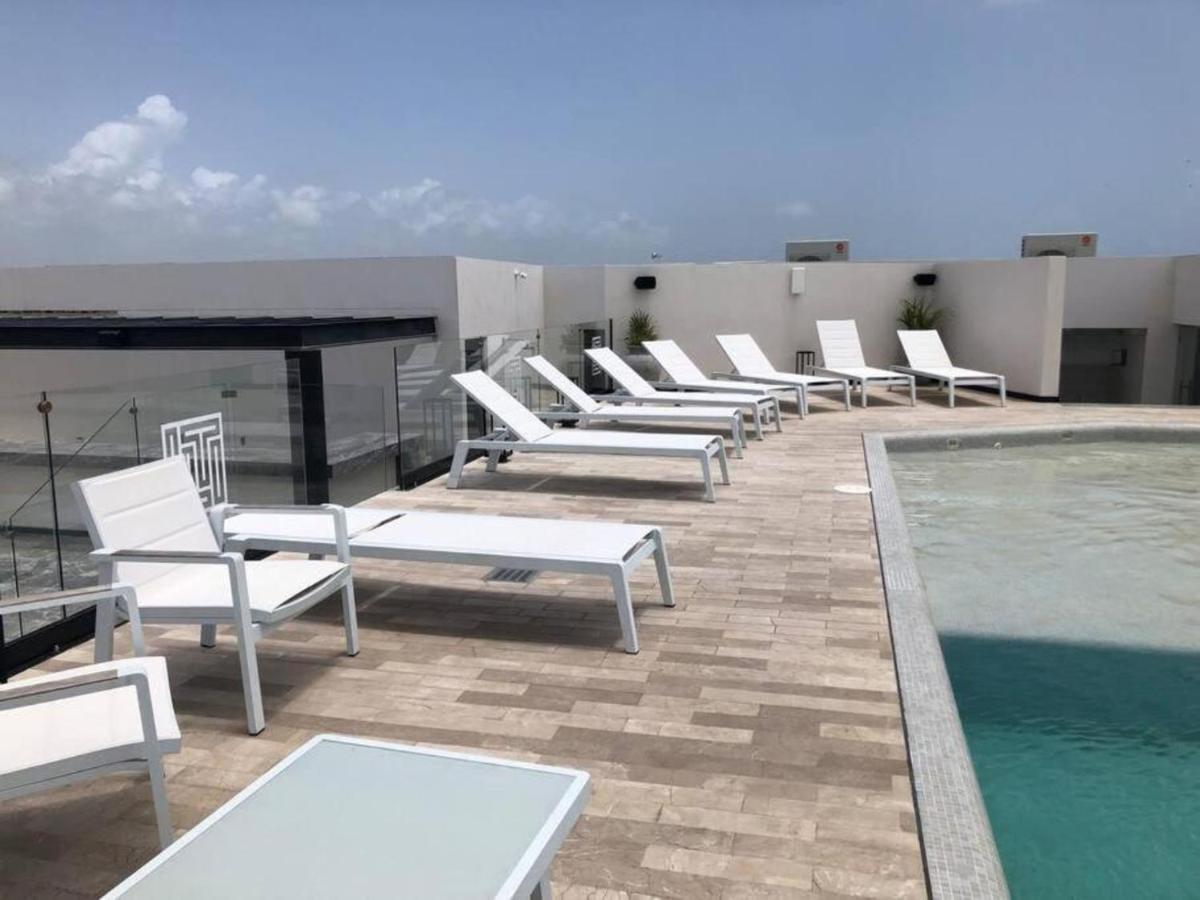 Deluxe Aparment Whit Beach & Ocean View 8 Pax Playa del Carmen Exterior photo
