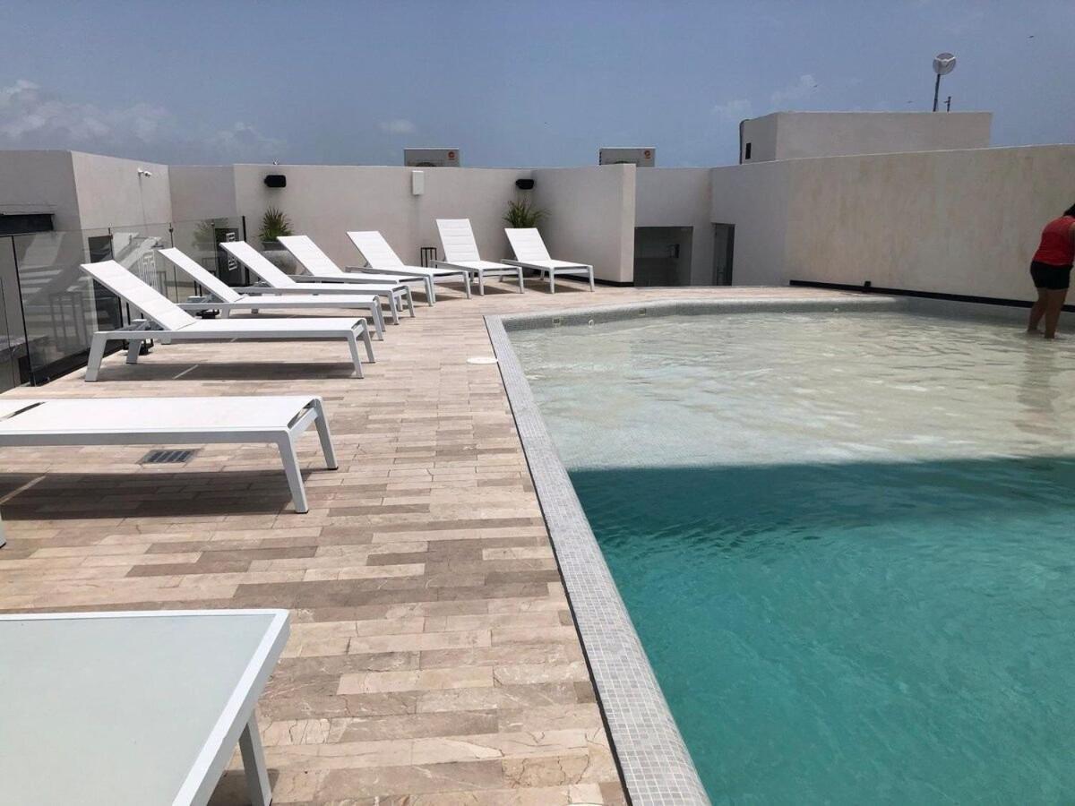 Deluxe Aparment Whit Beach & Ocean View 8 Pax Playa del Carmen Exterior photo